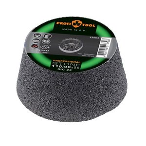 Круг зачистной конический PROFITOOL PROFESSIONAL 110 90х55хM14; SIC 80