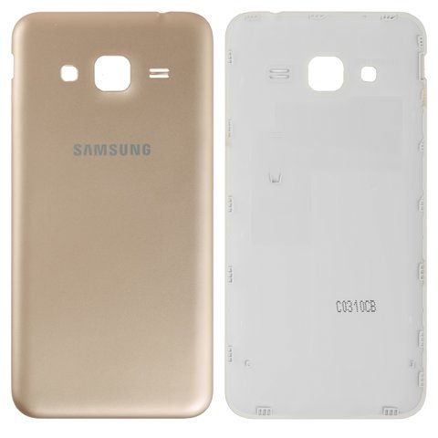 Задня кришка батареї для Samsung J320H DS Galaxy J3 2016 , золотиста