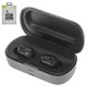 Гарнітура Baseus W01, вакуумна, бездротова, чорна, з micro-USB кабелем тип-В, #NGW01-01