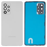 Задня панель корпуса для Samsung A525 Galaxy A52, біла, із склом камери