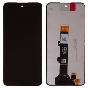 Дисплей для Motorola Moto E32, Moto E32s, черный, без рамки, High Copy