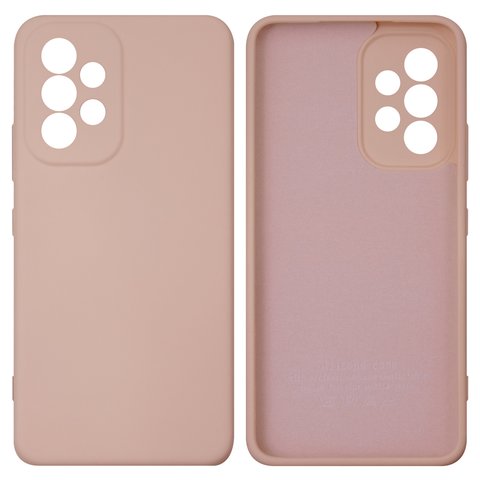 Чехол для Samsung A536 Galaxy A53 5G, розовый, Original Soft Case, силикон, pink sand 19 