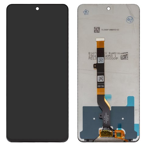 Дисплей для Tecno Camon 19, чорний, без рамки, High Copy, CI6n, 1540434371