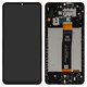 Дисплей для Samsung A022F Galaxy A02, черный, с рамкой, Original (PRC), SM-A022F BV065WBM-L07-DB01_R2.2