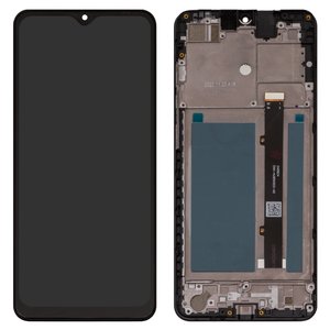 Дисплей для ZTE Blade A53 Pro, черный, с рамкой, Original PRC 