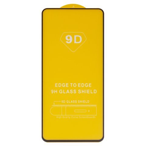 Защитное стекло для Xiaomi Poco F3, Redmi K40, Redmi Note 10 Pro, совместимо с чехлом, Full Glue, без упаковки , черный, cлой клея нанесен по всей поверхности