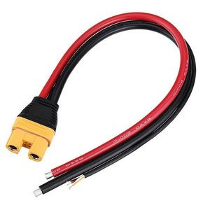 Силовий роз'єм живлення Amass AS150U F, "мама", з кабелем, 35 см, 8AWG