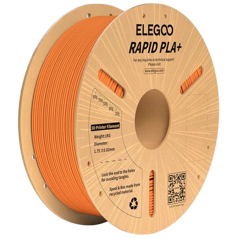 Філамент ELEGOO RAPID PLA+, помаранчевий orange , 1 кг