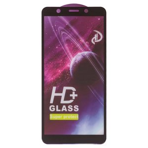 Защитное стекло All Spares для Tecno Pop 3 BB2 , совместимо с чехлом, Full Glue, черный