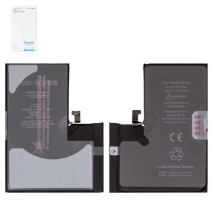 Акумулятор JCID для Apple iPhone 13 Pro Max, Li Polymer, 3,85 B, 4550 мАг, збільшена ємність