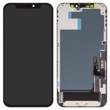 Дисплей для iPhone 12, iPhone 12 Pro, черный, с рамкой, Copy, (TFT), ZY, LTPS FHD