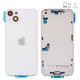Корпус для iPhone 14 Plus, белый, с держателем SIM-карты, с боковыми кнопками, Original (PRC), EU Version, starlight