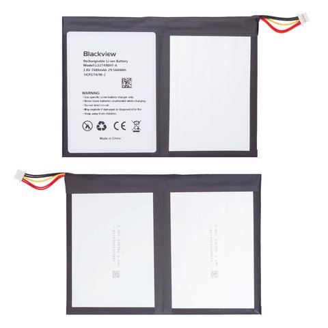 Аккумулятор Li327490HT A для Blackview Oscal Pad 13, Oscal Pad 13 Pro, Tab 13 Pro, Li ion, 3,8 В, 7680 мАч, Original PRC 