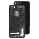Carcasa puede usarse con Apple iPhone 7 Plus, negro, con botones laterales,  con sujetador de tarjeta SIM, Jet Black, brillante