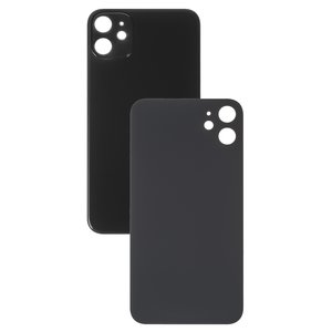 Panel trasero de carcasa puede usarse con iPhone 11, negra, es necesario desmontar la cámara, small hole