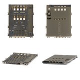 Conector de tarjeta SIM puede usarse con Samsung P5100 Galaxy Tab2 , P6800 Galaxy Tab , P7500 Galaxy Tab, P7510 Galaxy Tab;  Samsung S5250, S5750
