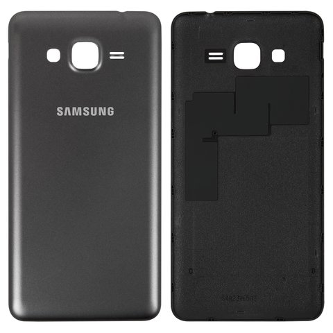 Tapa trasera para batería puede usarse con Samsung G530H Galaxy Grand Prime, gris