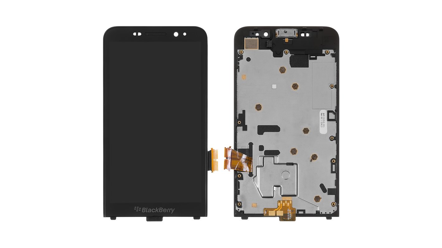 Дисплей для Blackberry Z30, черный, версия 4G, с рамкой - All Spares