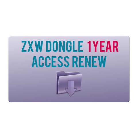 Renovación de acceso por 1 año para ZXW Dongle
