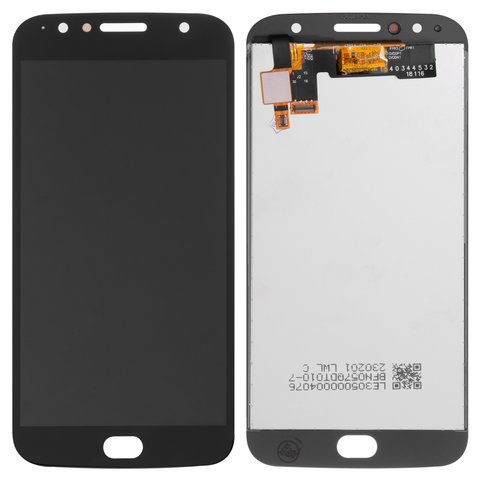 LCD compatible with Motorola XT1803 Moto G5s Plus, XT1805 Moto G5s Plus Dual SIM, black, without frame, High Copy 