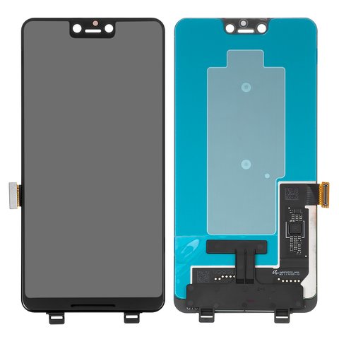 LCD compatible with Google Pixel 3 XL, black, without frame, Original PRC  