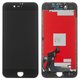 LCD compatible with iPhone 8, iPhone SE 2020, (black, with frame, AAA, Tianma, with camera and proximity sensor plastics)