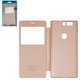 Case Nillkin Sparkle laser case compatible with Huawei Honor V8, (golden, flip, PU leather, plastic) #6902048121942