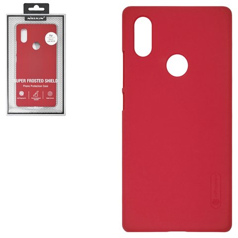 Case Nillkin Super Frosted Shield compatible with Xiaomi Mi 8 SE 5.88", red, with support, matt, plastic, M1805E2A  #6902048159792