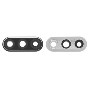Camera Lens compatible with Huawei P30 Lite, black, with frames, 48 MP 