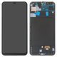 LCD compatible with Samsung A507 Galaxy A50s, (black, with frame, Original (PRC), original glass)