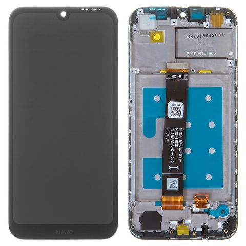 Дисплей для Huawei Honor 8S, Y5 2019 , черный, логотип Huawei, с рамкой, Original PRC , AMN LX1 LX2 LX3 LX9  KSE LX9 KSA LX9