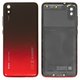 Housing Back Cover compatible with Xiaomi Redmi 7A, (red, with side button, MZB7995IN, M1903C3EG, M1903C3EH, M1903C3EI)