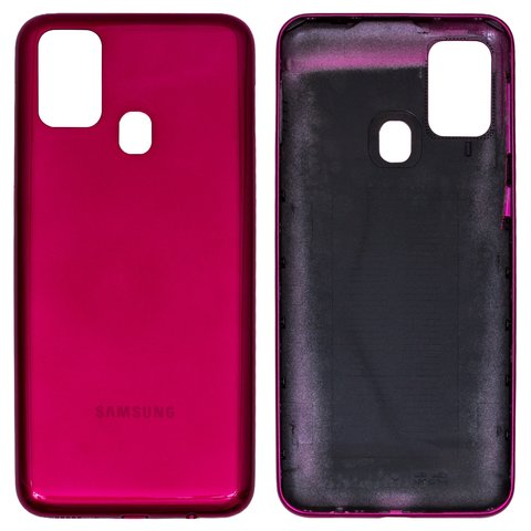 Housing Back Cover compatible with Samsung M315 Galaxy M31, M315F DS Galaxy M31, red 