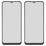 Housing Glass compatible with Samsung A025F/DS Galaxy A02s, (black, 160 mm)