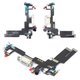 Flat Cable compatible with iPhone 14, (charge connector, white, with microphone, with components, HC)