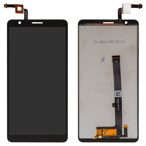 LCD compatible with ZTE Blade A31 Plus, black, without frame, Original PRC , S T600BYC001P V03 