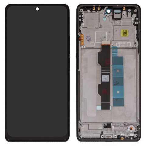 Дисплей для Xiaomi Poco M6 Pro 4G, Redmi Note 13 Pro 4G, Redmi Note 14S, черный, с рамкой, Сopy, TFT 