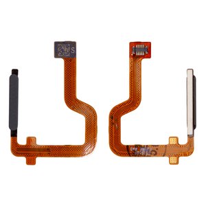 Flat Cable compatible with Motorola Moto G14 PAYF0010IN, Moto G24 Power, dark blue, with fingerprint scanner Touch ID  