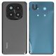 Housing Back Cover compatible with Xiaomi Redmi Note 14 Pro Plus 5G (India), (black, with camera lens, titan black)