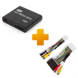 Multimedia Full HD Player and Connection Cable Kit for Toyota Touch, Scion Bespoke Monitors