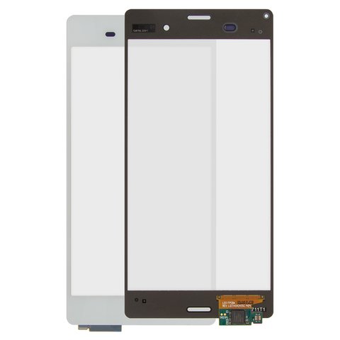 Touchscreen compatible with Sony D6603 Xperia Z3, D6633 Xperia Z3 DS, D6643 Xperia Z3, D6653 Xperia Z3, white 