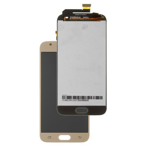 LCD compatible with Samsung J330 Galaxy J3 2017 , golden, without adjustment of light, Copy 