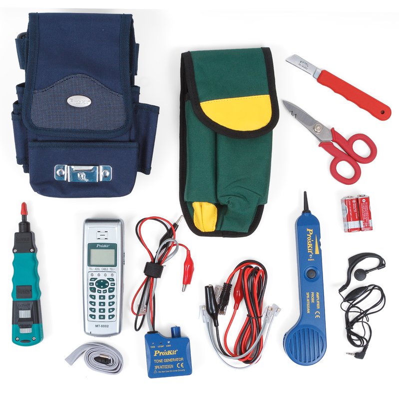 Telephone Installation Tools Tool Kit Pro'sKit PK-2016 for Phone Network Repair - GsmServer