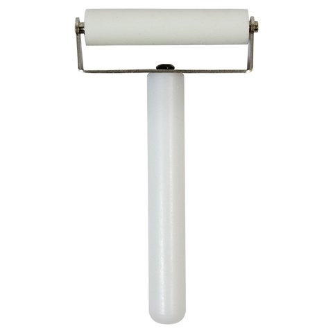 Rubber Roller, with handle, 70 mm 