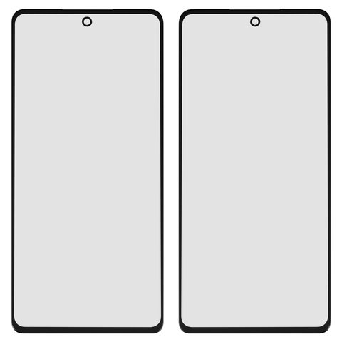 Housing Glass compatible with Samsung A528 Galaxy A52s 5G, black
