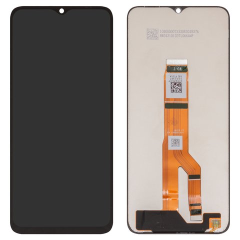 LCD compatible with Huawei Honor X6a, black, without frame, Original PRC , WDY LX1, WDY LX2