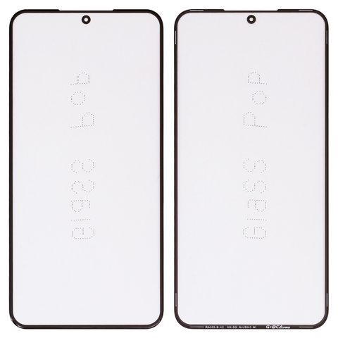 Housing Glass G+OCA PRO compatible with Samsung S901B Galaxy S22 5G, with OCA film, black 