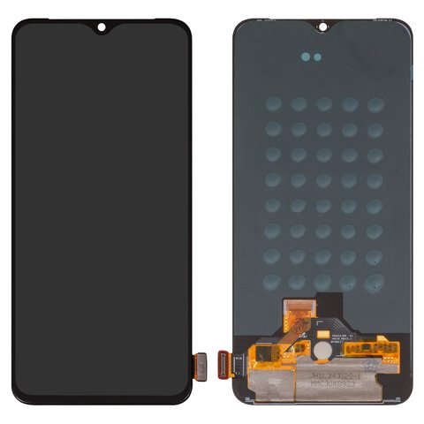 LCD compatible with OnePlus 7, black, without frame, High Copy, OLED