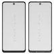 Housing Glass G+OCA PRO compatible with Motorola Moto E32, Moto E32s, (with OCA film, black)