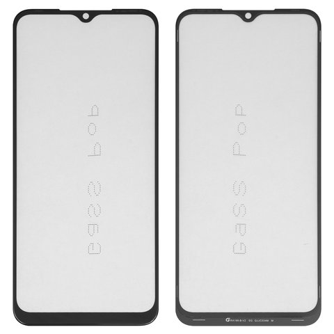 Стекло корпуса G+OCA PRO для Tecno Spark 8C; Infinix Hot 12i, с OCA пленкой, черное